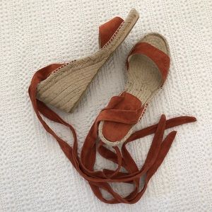 SOLD Mint&Rose Niza espadrille wedge NWOT